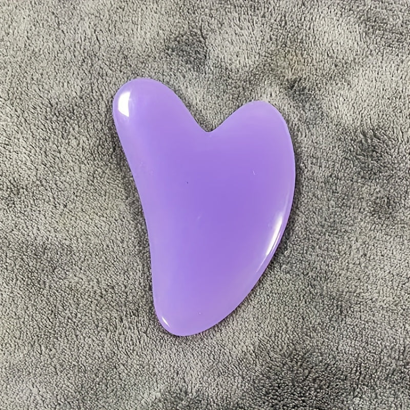 1pc Gua Sha Massage Tool, Natural Resin Gua Sha Scraper For Face, Neck, Back & Body Massage