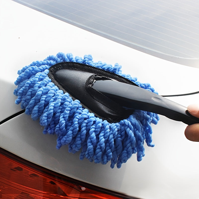 Small Nanofiber Car Dust Removal Brush Soft Mini Bristle Brush Duster Wipe Car Interior Cleaning