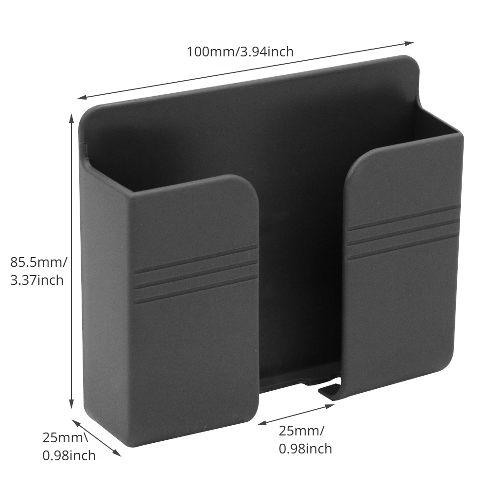 Mobile Phone Plug Wall Holder Punch Free Wall Mounted Organizer Storage Box Remote Control Mounted Charging Multifunction Hook, Easter Day, Valentine's Day, Springtime