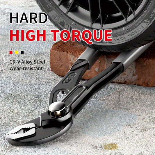 Industrial Grade Chrome Vanadium Steel All-in-One Multifunctional Tool, Combination Pliers, Pump Pliers, and Wrench, Heavy-Duty Grip Hand Tools