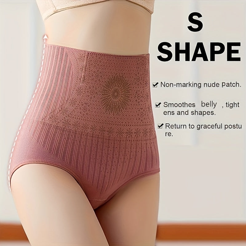 1pc High Waist Abdomen Briefs Seamless Body Shaper Panties Underwear Underpants Lingerie Breathable Waist Trainer