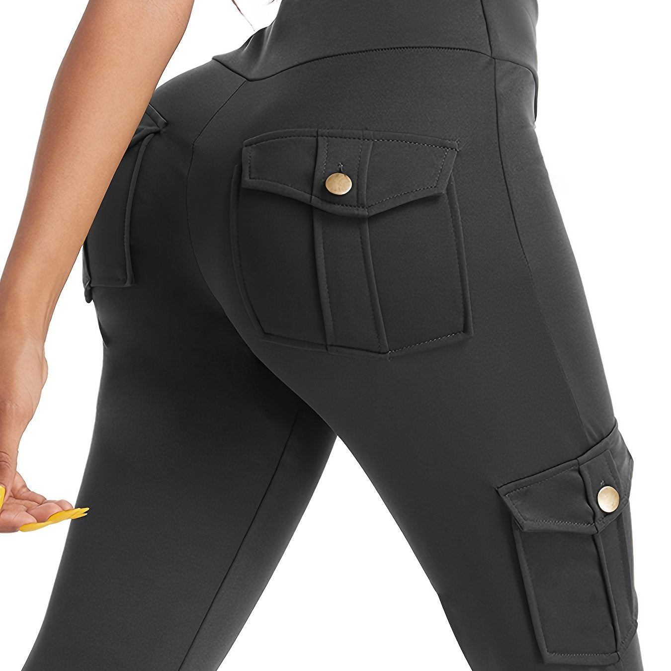 Super Comfy & Stylish Yoga Leggings With Multi Pockets - Perfect For Running & Gym Workouts - For Women - Breathable & Stretchy Fabric - Suitable for Fitness Enthusiasts - Great Gift for Active Women