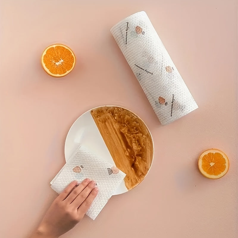 200-Pack Premium Absorbent Paper Towels - Multi-Ply Disposable Kitchen Tissues, Strong Fat-Removing Wipes, Lazy Wipe Alternative - For Everyday Kitchen Use & Parties - Ideal for Homemakers & Busy Families