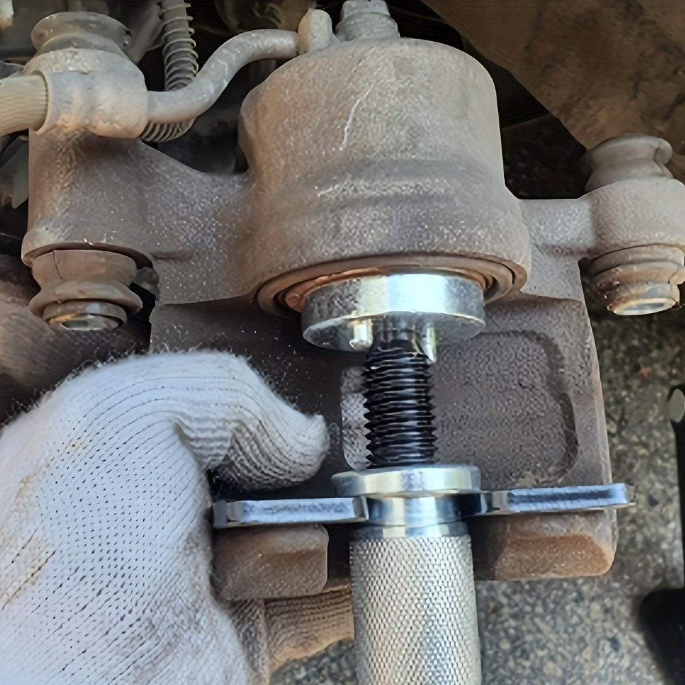 Industrial-Grade Manual Auto Brake Caliper Piston Rewind Tool Kit - No Battery Required for Easy Pad Replacement & Wheel Cylinder Separation