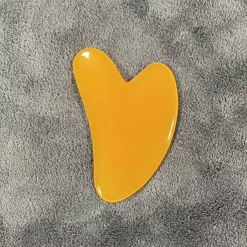 1pc Gua Sha Massage Tool, Natural Resin Gua Sha Scraper For Face, Neck, Back & Body Massage