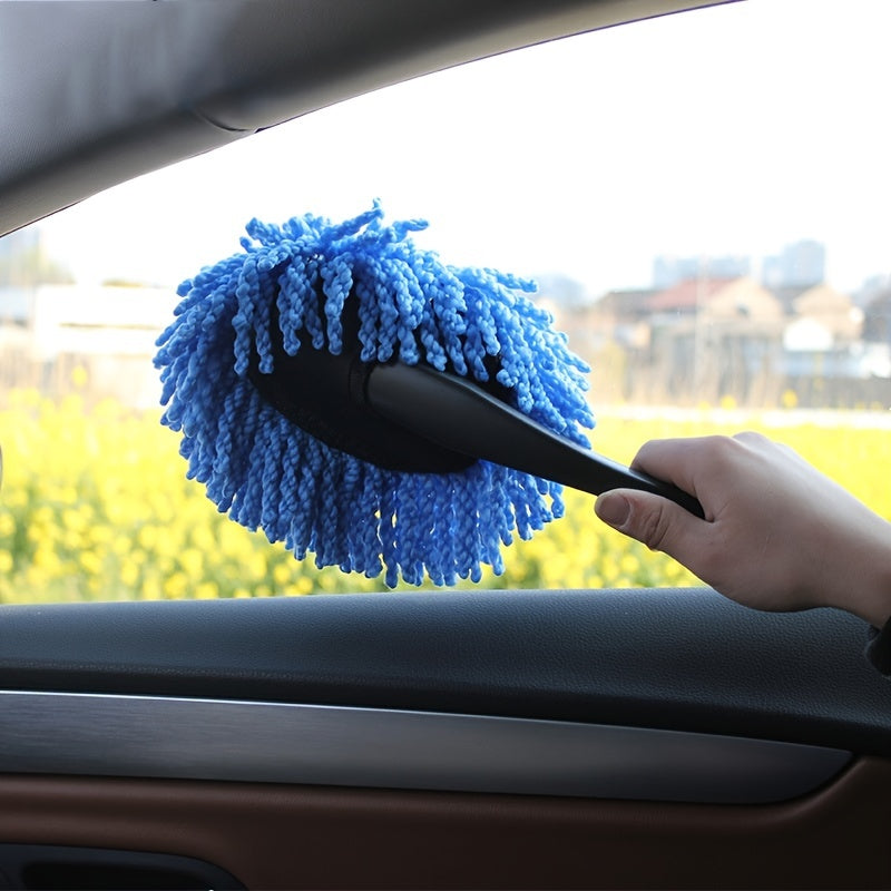 Small Nanofiber Car Dust Removal Brush Soft Mini Bristle Brush Duster Wipe Car Interior Cleaning