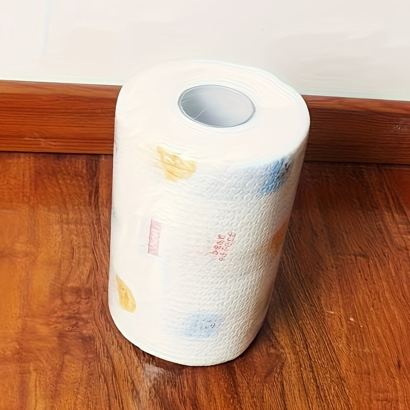 200-Pack Premium Absorbent Paper Towels - Multi-Ply Disposable Kitchen Tissues, Strong Fat-Removing Wipes, Lazy Wipe Alternative - For Everyday Kitchen Use & Parties - Ideal for Homemakers & Busy Families
