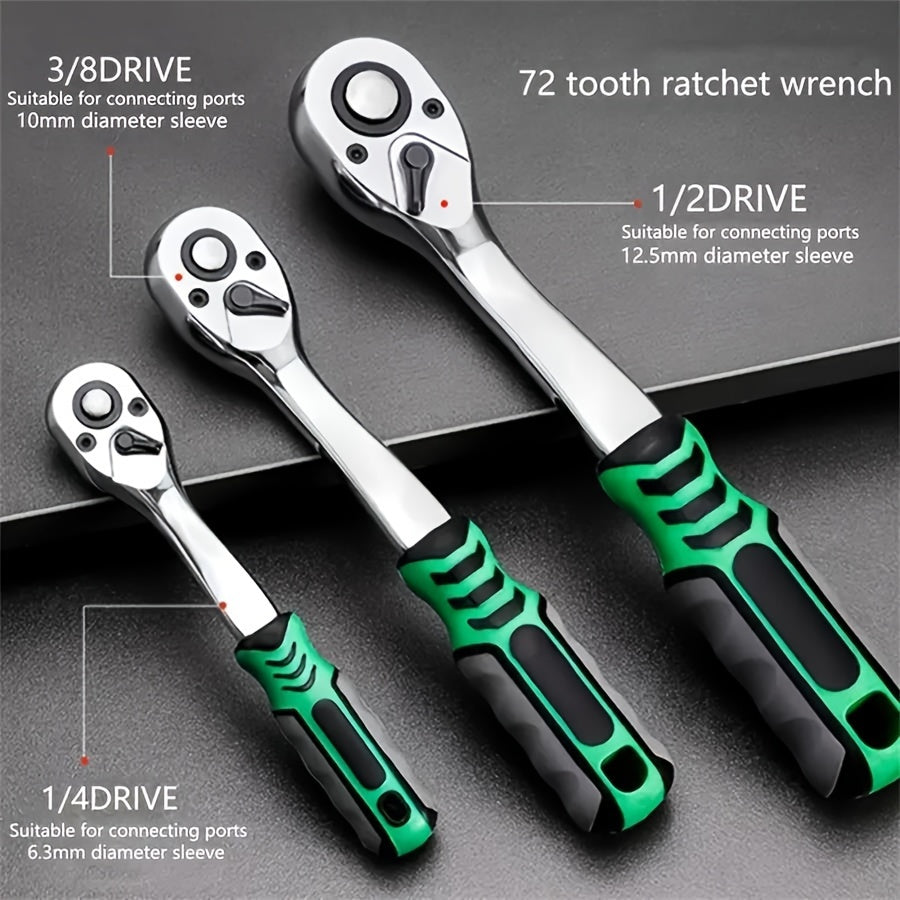 216/53/46pcs Professional Ratchet Toolset - Multi-functional Industrial Maintenance Kit with Torque Wrench, Screwdriver And Portable Repair Essentials for DIY Enthusiasts And Mechanics
