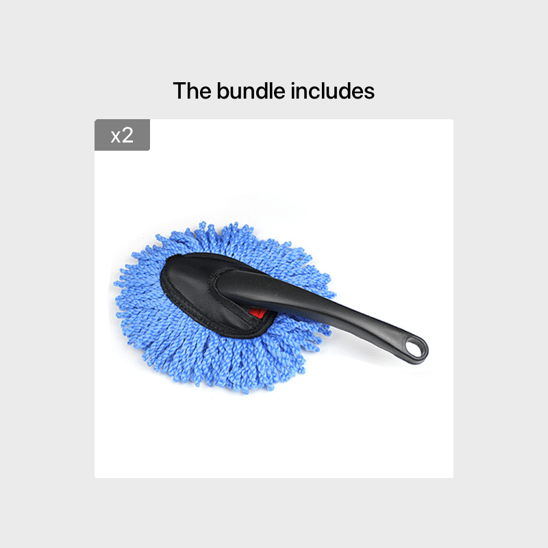 Small Nanofiber Car Dust Removal Brush Soft Mini Bristle Brush Duster Wipe Car Interior Cleaning