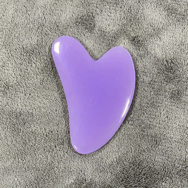 1pc Gua Sha Massage Tool, Natural Resin Gua Sha Scraper For Face, Neck, Back & Body Massage