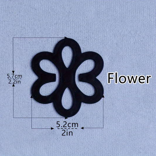 4/8/12/16pcs Floral Shape Invisible Bra Strap Clips, Non-slip Buckles Conceal Bra Straps For Braless Look, Women's Lingerie & Underwear Accessories
