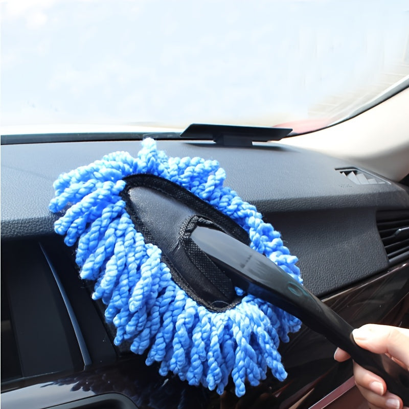 Small Nanofiber Car Dust Removal Brush Soft Mini Bristle Brush Duster Wipe Car Interior Cleaning
