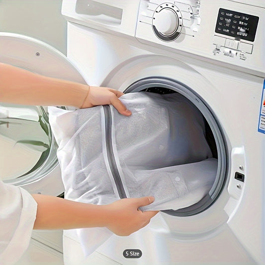 4pcs Delicate Laundry Bags with Zipper - Set of 4 - Anti-Deformation - Perfect for Blouses, Bras, Hosiery, Stockings, Underwear, and Lingerie - Travel and Washing Machine Safe - 15.7x11.8in/40x30cm