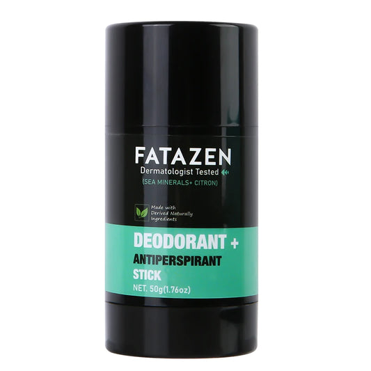 FATAZEN Private Label Vegan Deodorant Antiperspirant Stick Herbal Sweat Deodor Balm Sea Minerals Citron Deodorant Stick