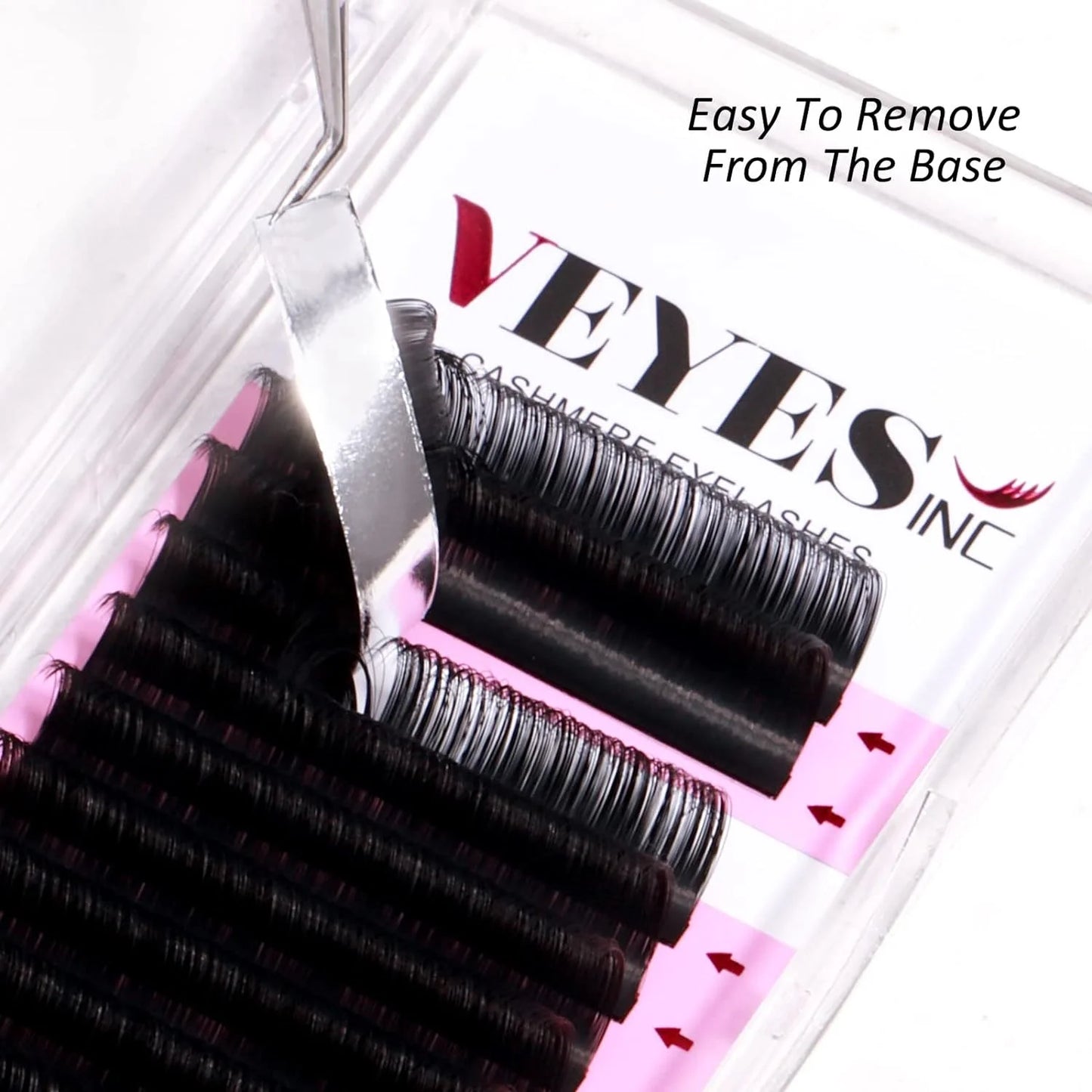 VEYES Classic C D Curl Satin Faux Mink Individual Lash Extensions 8-20mm Private Label Cashmere Wholesale Mix Including 30mm BC