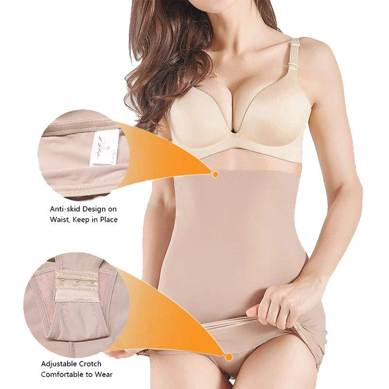 High Waist Tummy Control Slips Women Seamless Skirt Half Slip Underwear Shapewear Body Shaper Butt Lifter Petticoat Underskirt