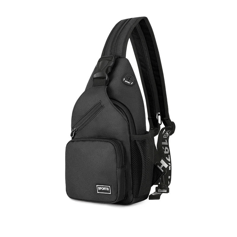 Geestock Small Crossbody Bags For Women Sling Chest Bag Female Mini Travel Sport Shoulder Pack Messenger Bags With Earphone Hole