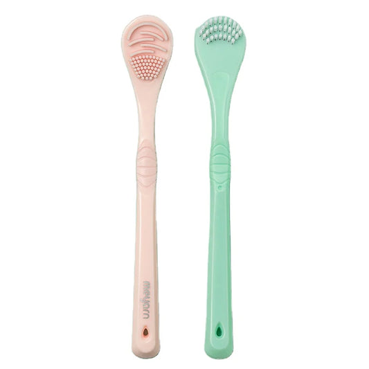 USA Warehouse Meyarn Pink Green Direct Supplier Antibacterial Multi-Effect Nursing Brush Tongue Coating