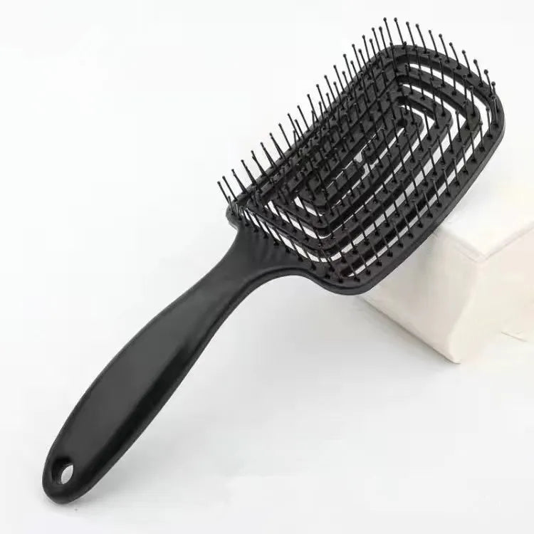 INS hair comb for women comb pink&purple Nordic style Elastic comb Macaron color Fluffy high cranial comb Massage comb for woman