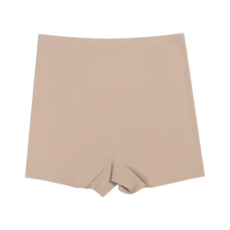 Hot Sale Ladies Seamless Ice Silk Solid Biker Shorts Boxer Short Leggings Sports Yoga Pants Women's Shorts Panties T1584