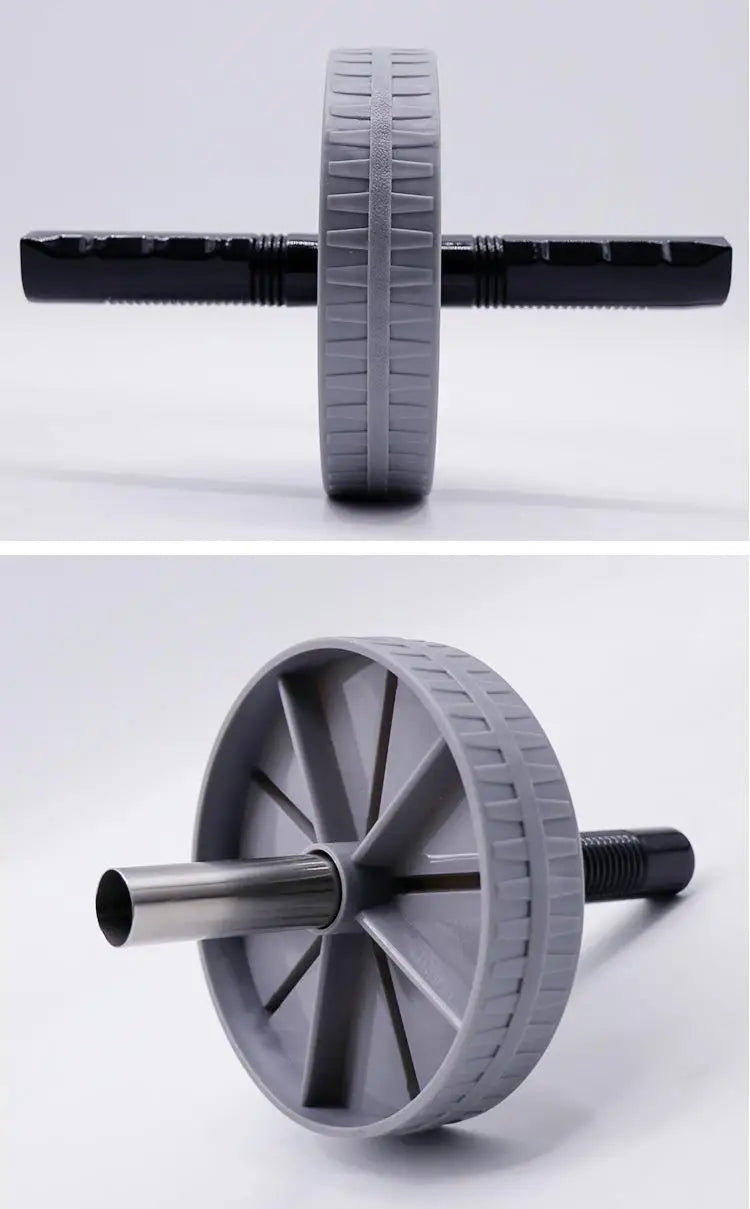 Abdominal Wheel Strong Load Bearing Non-Slip Roller Strengthen Muscle Exercise Equipment Fitness Training Home Use Silent