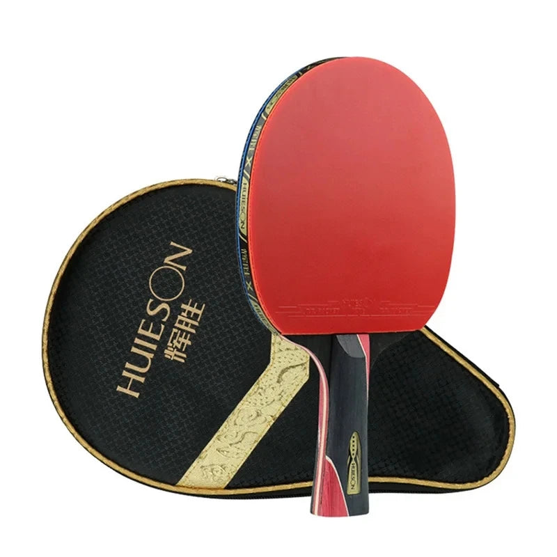 Single Professional Training Carbon Table Tennis Bat Racket Ping Pong Paddle For Beginner Advanced Players 6 7 8 Star Sport Part