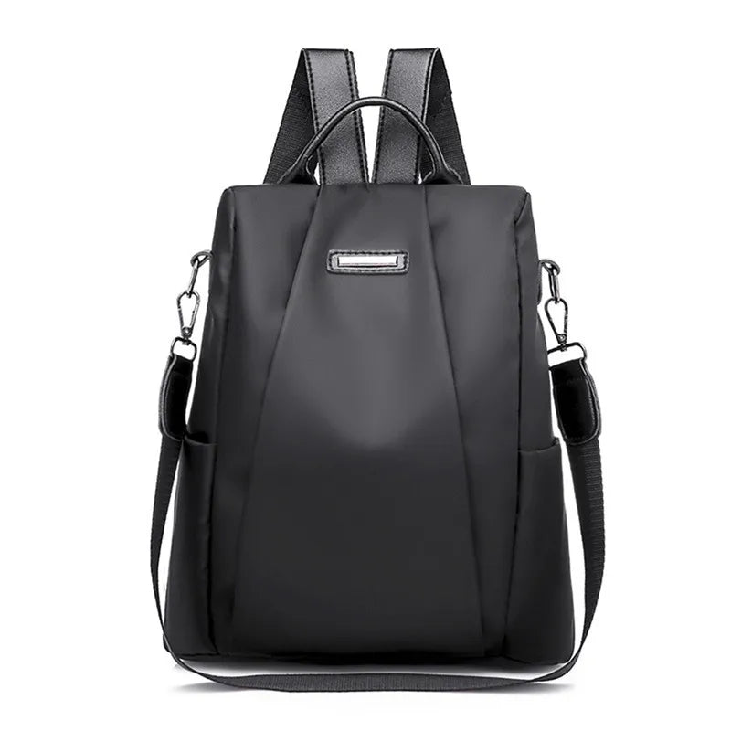 New Women's Multifunction Backpack Casual Solid Color School Bag For Girls Fashion Detachable Strap Travel Shoulder Bag