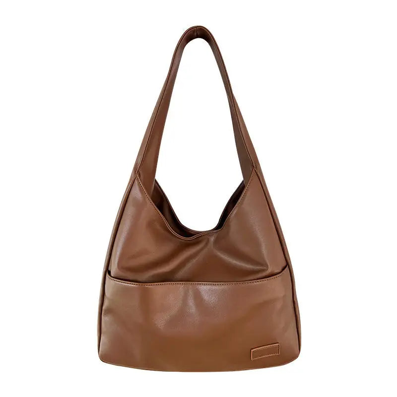 1pcs Leather Tote Purse Stylish Casual Trendy Large Soft Shoulder Bag