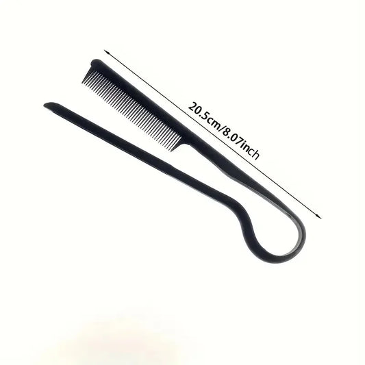 Comb Hairdressing V-Comb Messy Hair Finishing Straightening Splint Comb - Hair Styling Tool Clip special for hair wigs