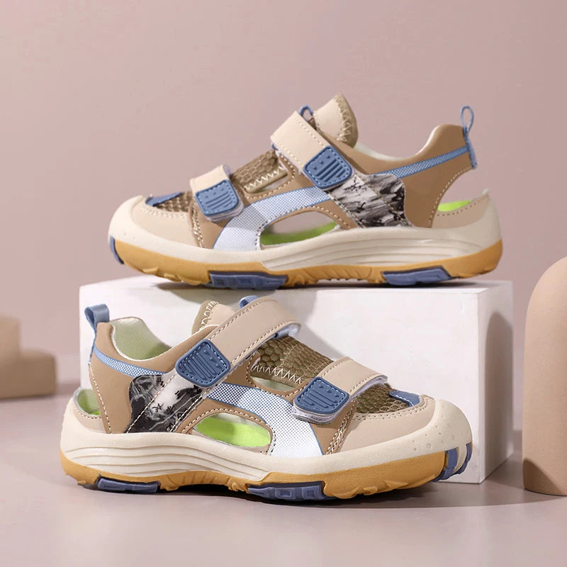 Children Shoes Boys Sandals Summer Shoes Sneaker Luxury Designer Non-slip Sports Casual Flat Boy Sandals Shoes