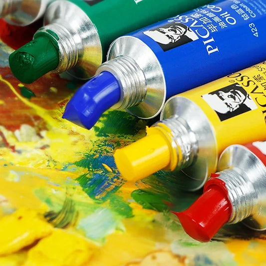 Phoenix 50ml Oil Paint High Saturation Faster Drying Time with Creamy Texture and Consistency for Artists, Students, Beginners