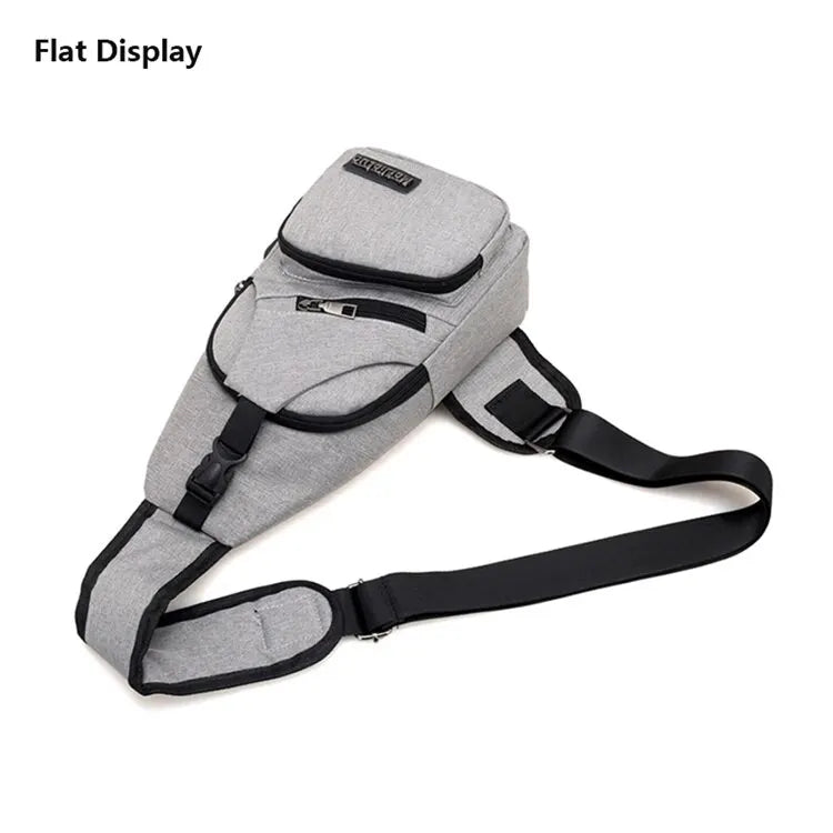 Clearance_New Multifunctional Crossbody Bag Usb Charging Leisure Sports Large Capacity Chest Bag For Men_Continuous updates