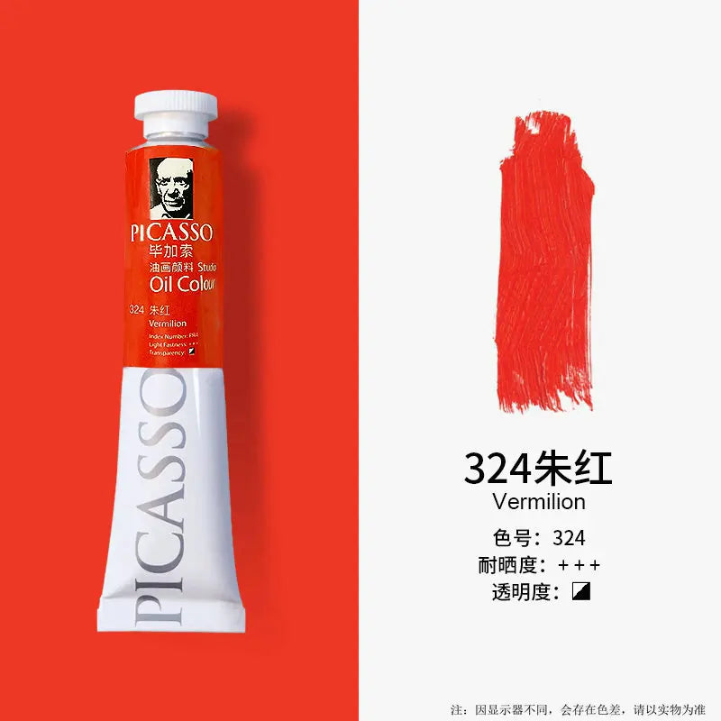 Phoenix 50ml Oil Paint High Saturation Faster Drying Time with Creamy Texture and Consistency for Artists, Students, Beginners
