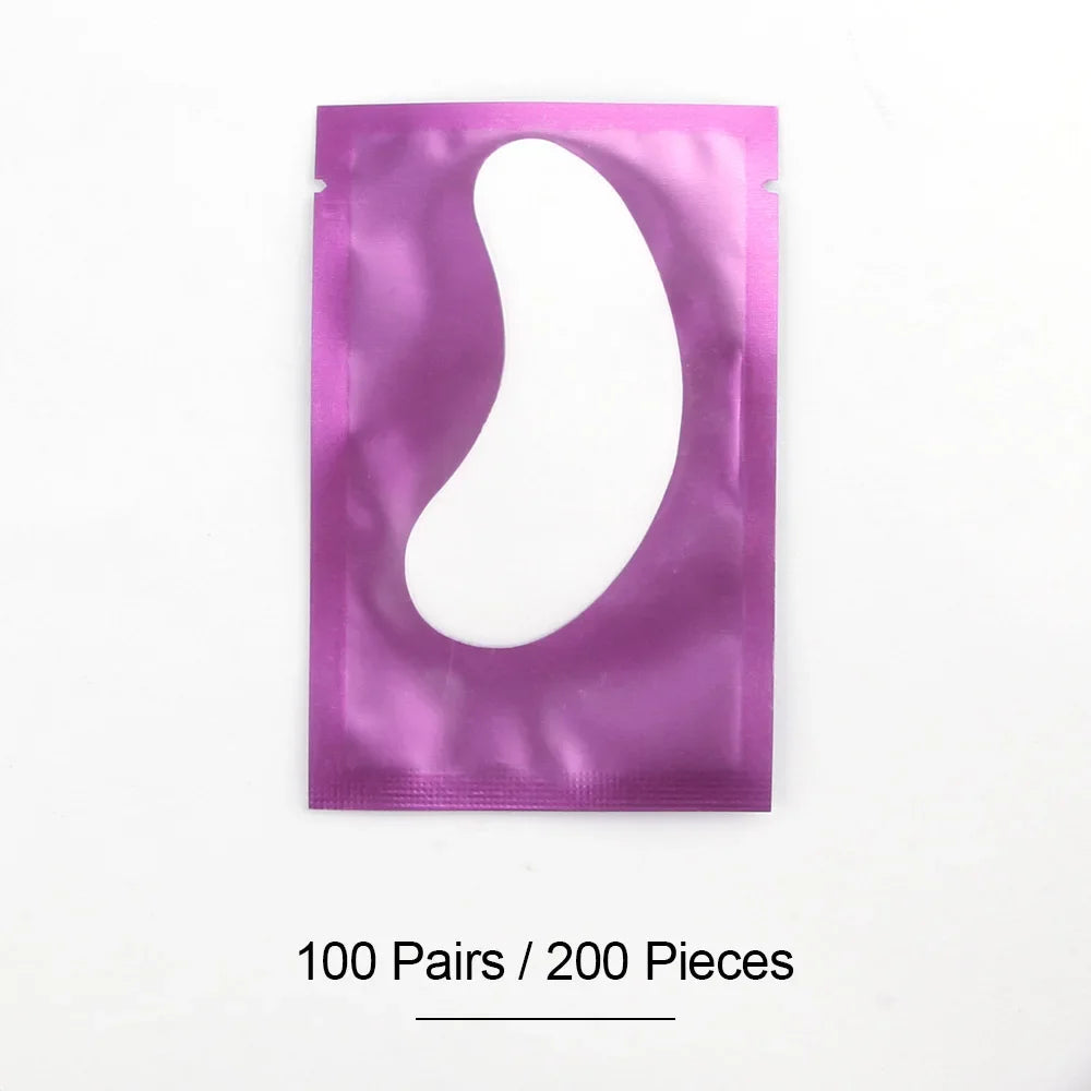 50/100pairs Eyelashes For Eyelash Extensions Eye Pads Pillows Disposable Patch Under Lash Tips Lint Free Sticker Wraps Makeup