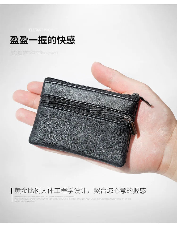 Women Men Coin Purse Men Small Bag Wallet Change Purses Zipper Money Bags Children Mini Wallets Leather Key Holder carteira