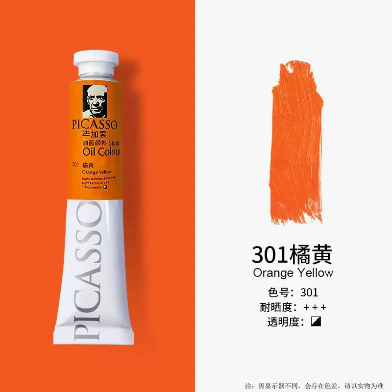 Phoenix 50ml Oil Paint High Saturation Faster Drying Time with Creamy Texture and Consistency for Artists, Students, Beginners