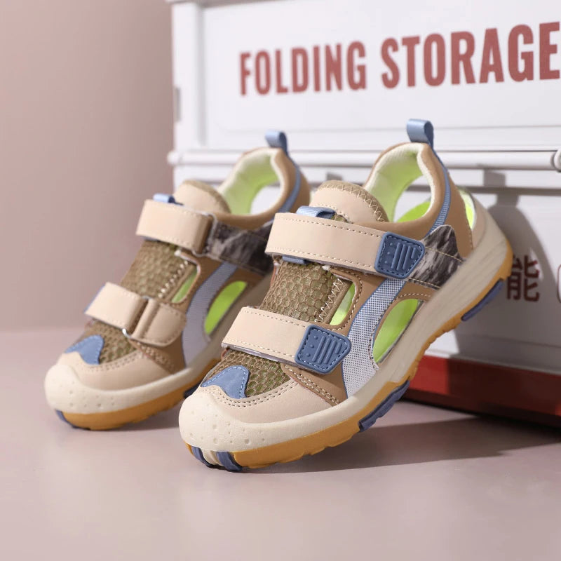 Children Shoes Boys Sandals Summer Shoes Sneaker Luxury Designer Non-slip Sports Casual Flat Boy Sandals Shoes