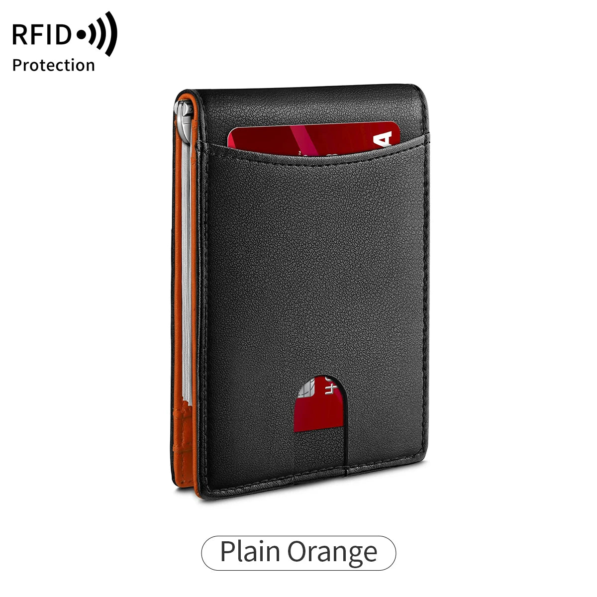 RFID carbon fiber men's wallet multifunctional ultra-thin mini 7-card slot/short card bag large capacity portable men's wallet