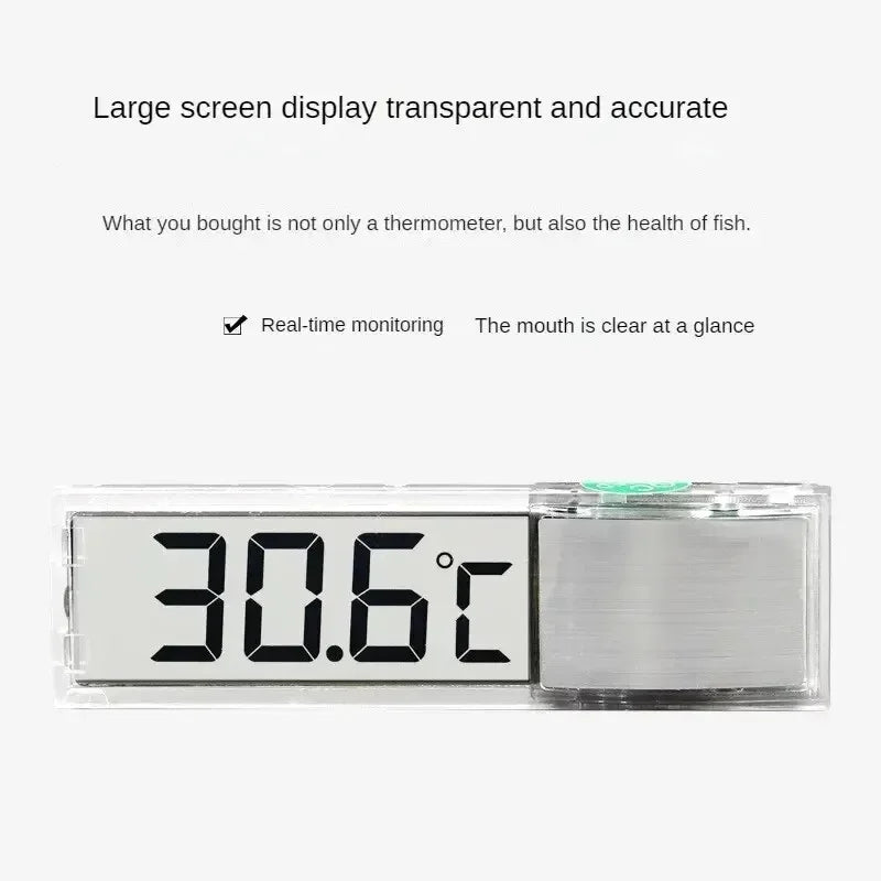 1PCs Electronic LCD Digital Fish Tank Temperature Aquarium Thermometer Measurement Fish Tank Temp Meter Aquarium Accessories