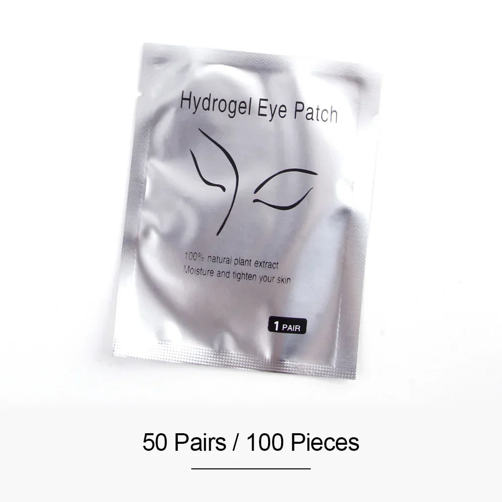 50/100pairs Eyelashes For Eyelash Extensions Eye Pads Pillows Disposable Patch Under Lash Tips Lint Free Sticker Wraps Makeup