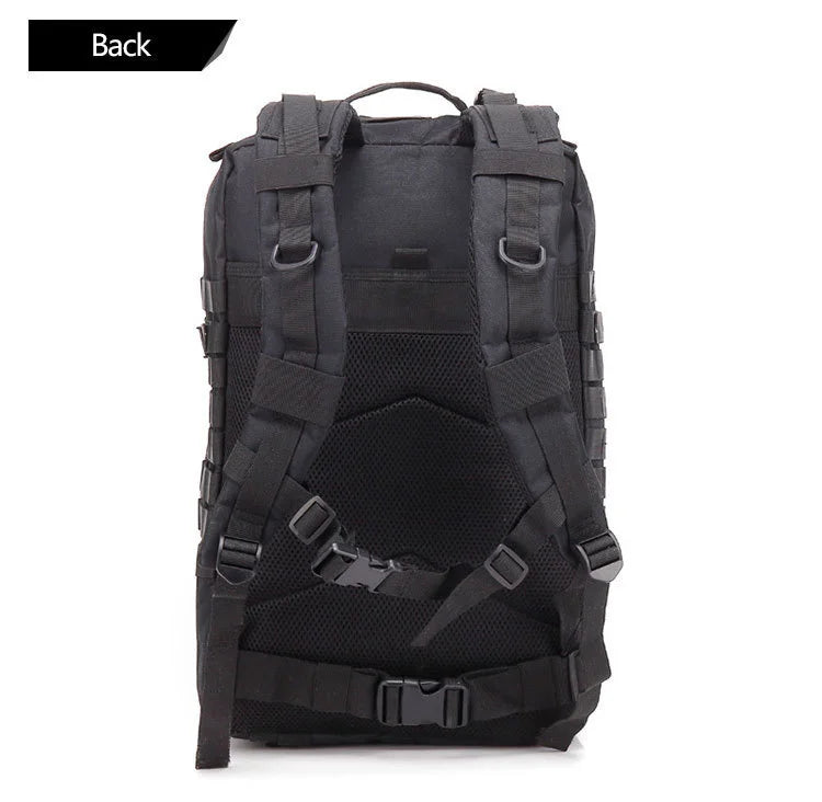 QT&QY 50L Man Tactical Backpacks Survival Traveling Bags Hking Outdoor 3P Assault Pack EDC Molle Pack For Trekking Hunting Bag