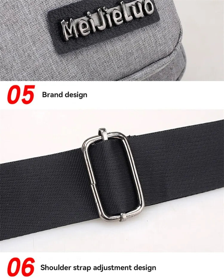 Clearance_New Multifunctional Crossbody Bag Usb Charging Leisure Sports Large Capacity Chest Bag For Men_Continuous updates