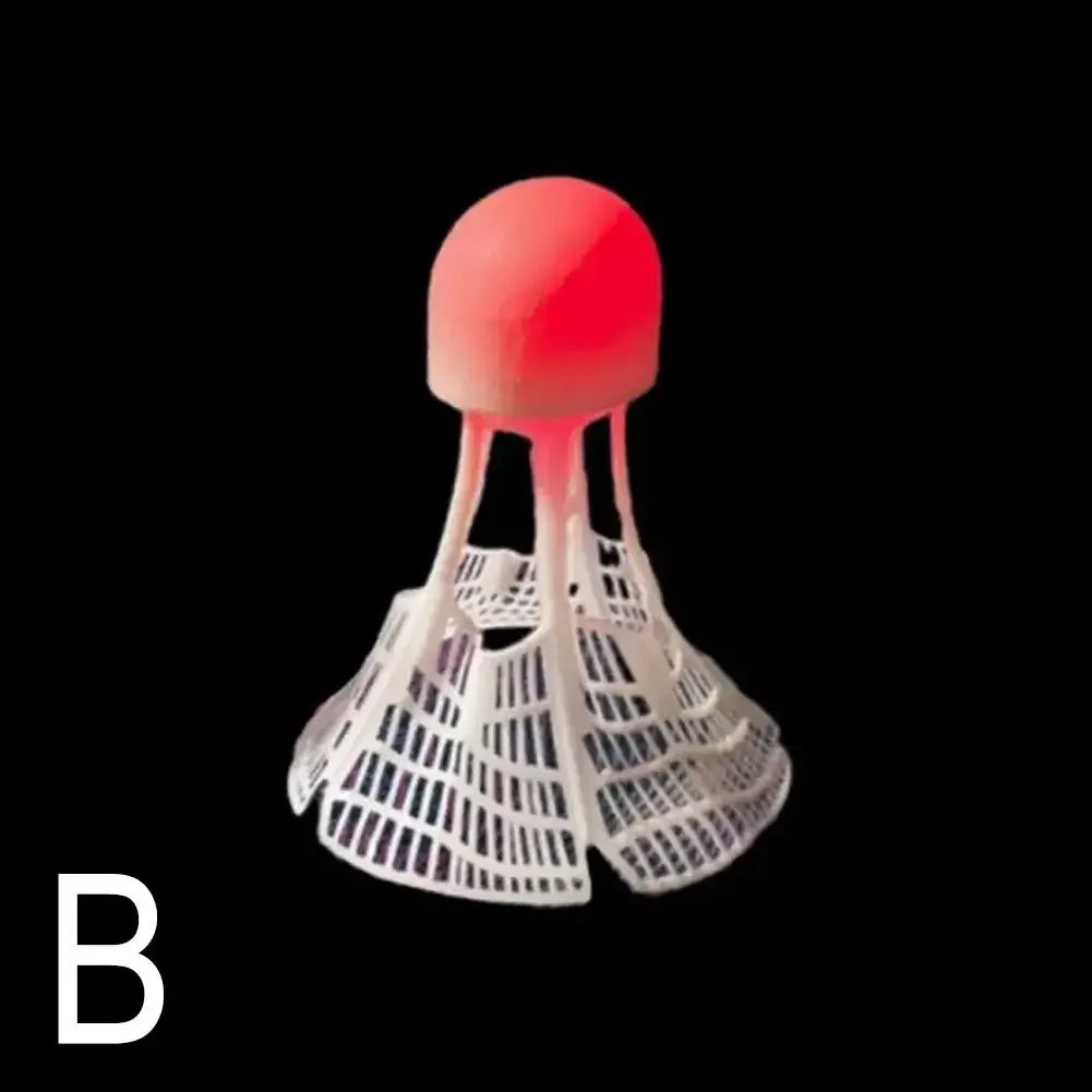 1pc Glow-In-The-Dark Windproof Badminton Shuttlecock Ball Wind Resistance Training Accessoires Night Outdoor Sport Supplies