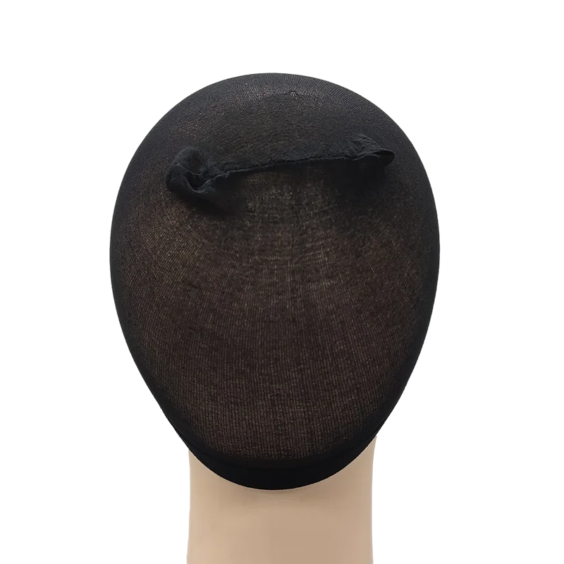 2pcs/Bag Top Stocking Wig Cap Hair Net For Weave Hair Wig Nets Black Brown Stretch Mesh Wig Cap For Making Wigs