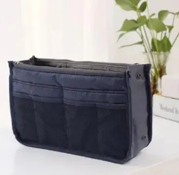 Multi Functional Large Capacity Makeup Bag Portable Double Zipper Toiletries Travel Storage Bag Mommy Bag Multi Pocket Cosmetic