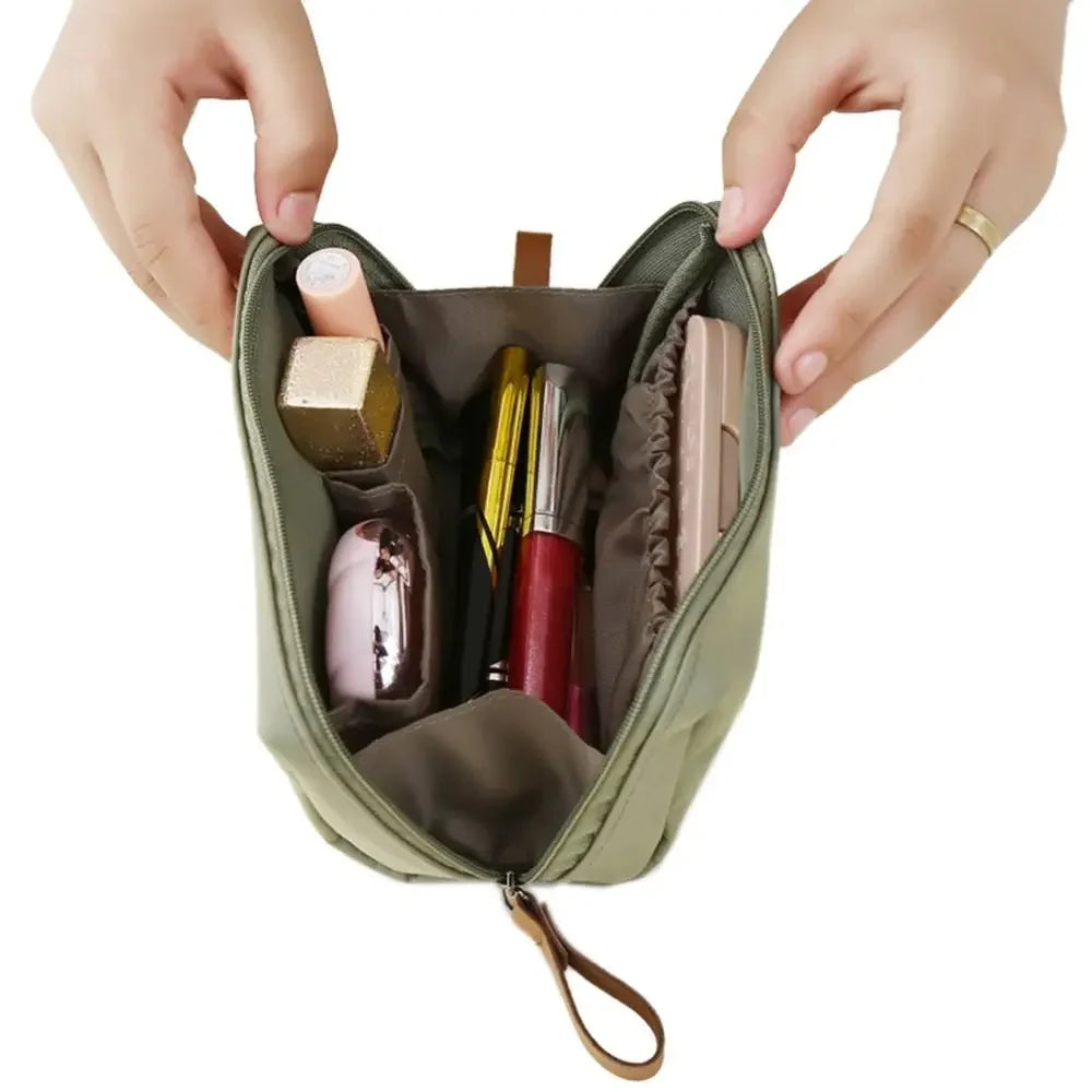 1PC Portable Women Makeup Bag Cosmetic Bag Coin Pouch Storage Bag Mini Lipstick Bag Small Bag Toiletry Bag Organizer Case