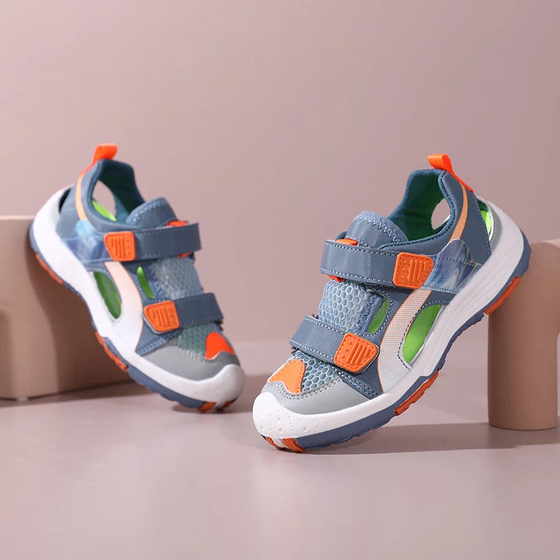 Children Shoes Boys Sandals Summer Shoes Sneaker Luxury Designer Non-slip Sports Casual Flat Boy Sandals Shoes