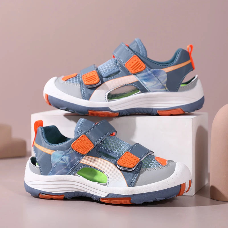 Children Shoes Boys Sandals Summer Shoes Sneaker Luxury Designer Non-slip Sports Casual Flat Boy Sandals Shoes