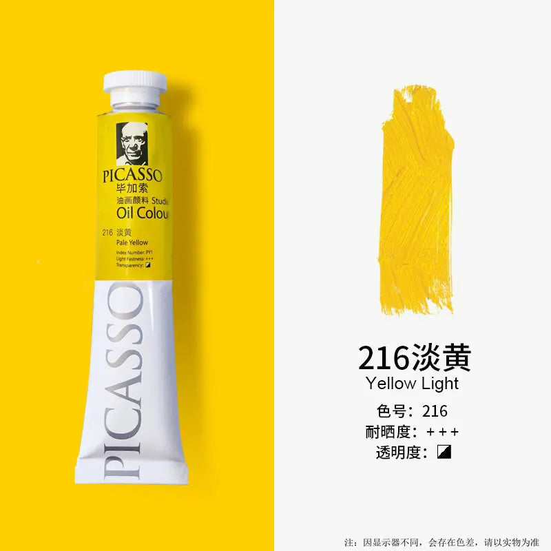 Phoenix 50ml Oil Paint High Saturation Faster Drying Time with Creamy Texture and Consistency for Artists, Students, Beginners