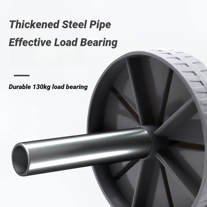 Abdominal Wheel Strong Load Bearing Non-Slip Roller Strengthen Muscle Exercise Equipment Fitness Training Home Use Silent